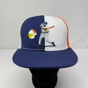 Baseballism Tony Gwynn Snapback Hat OS Blue White Beach Ball Baseball Cap
